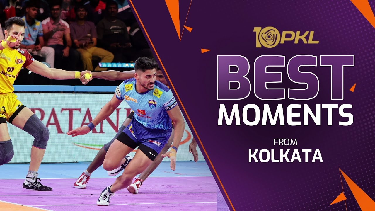 Top Pro Kabaddi League Moments from Kolkata | PKL Season 10