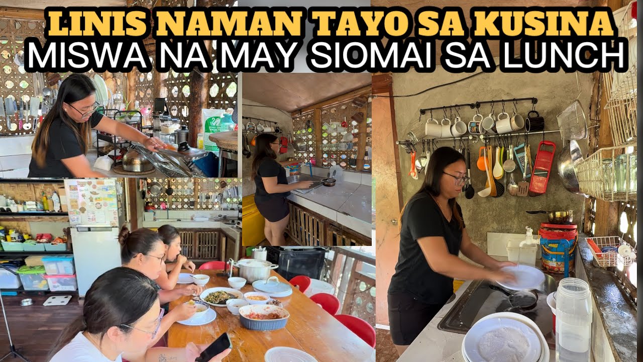 LINIS NAMAN TAYO SA KUSINA | MISWA WITH SIOMAI SA LUNCH @SimplyAmory 