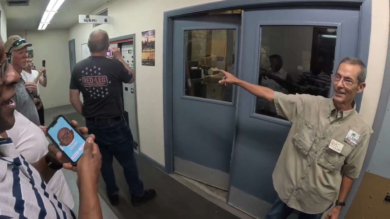 Tour of Radio Station WRMI