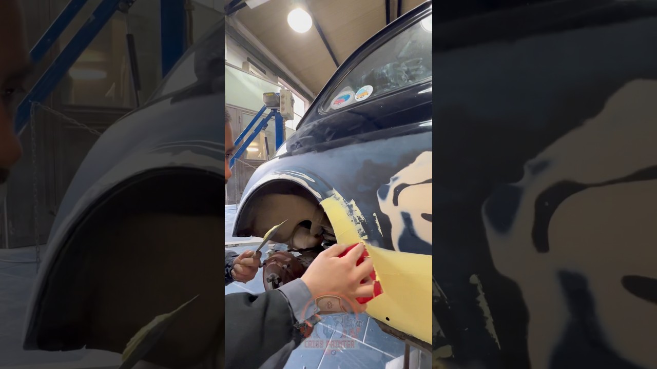 Applicazione stucco , Fiat500 #carrozzeria #youtubeitalia #roma #crisspainter96 #viralvideo #stucco