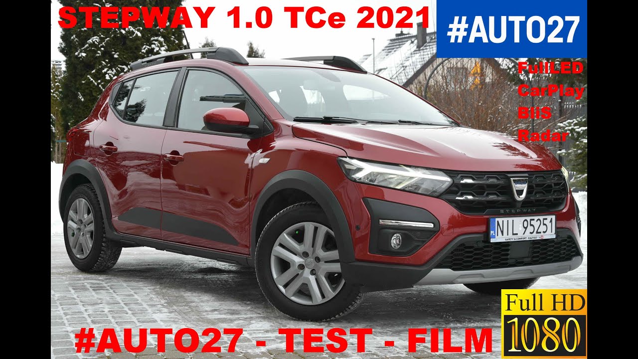 #AUTO27​ - #REZERWACJA - #TEST -#DACIA SANDERO STEPWAY III  #1.0 TCe BENZYNA. 2021r. JakNOWA