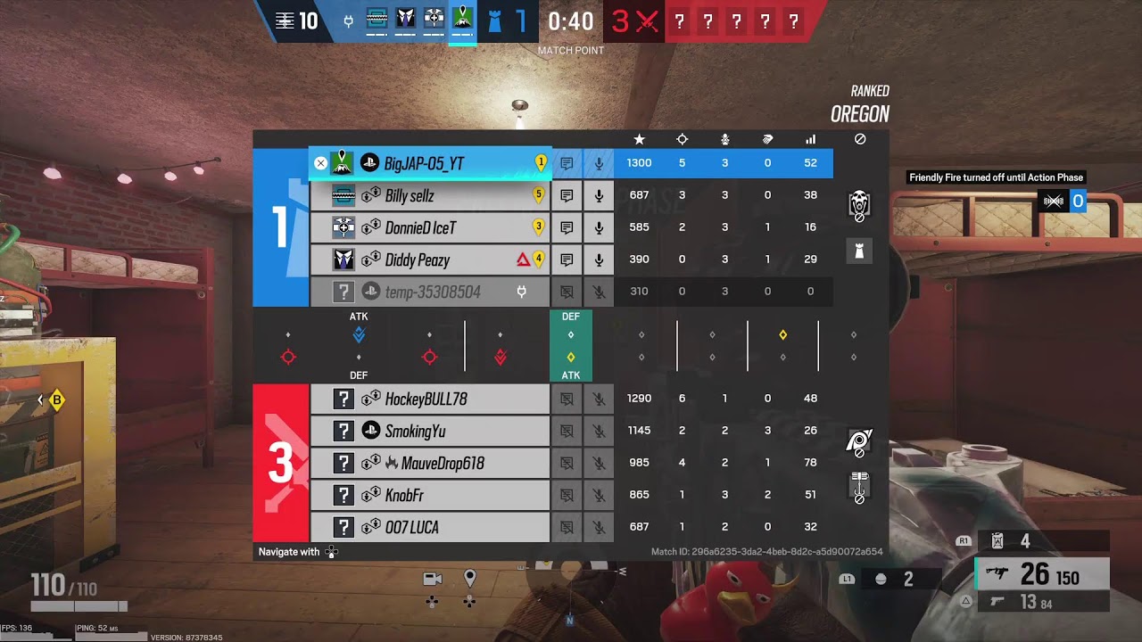 Ranked r6 with a bud