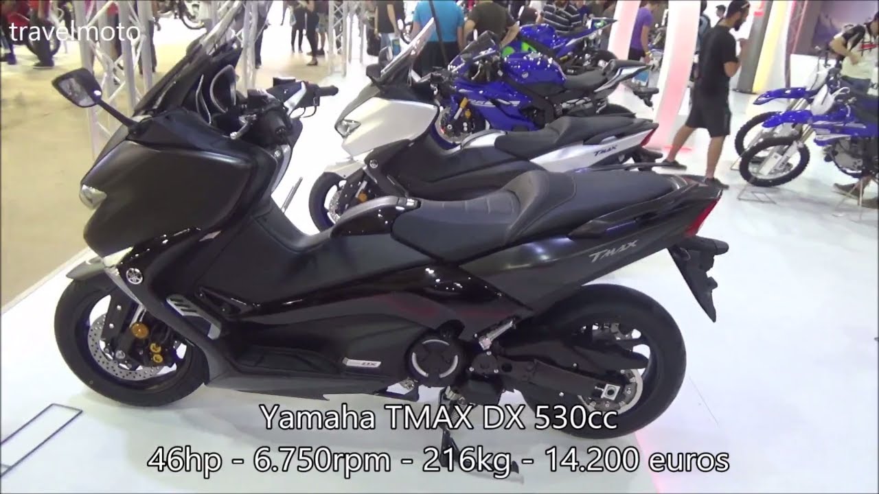 The new Yamaha TMAX 530cc MEGA scooters 2017