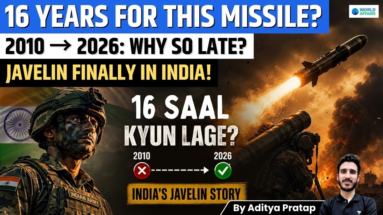 India&rsquo;s Javelin Missile Deal Explained: Why It Took 16 Years