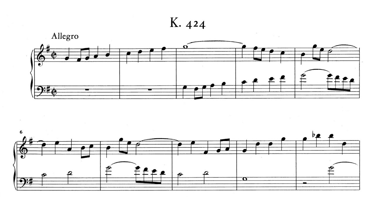Scarlatti: Keyboard Sonata in G major, K.424