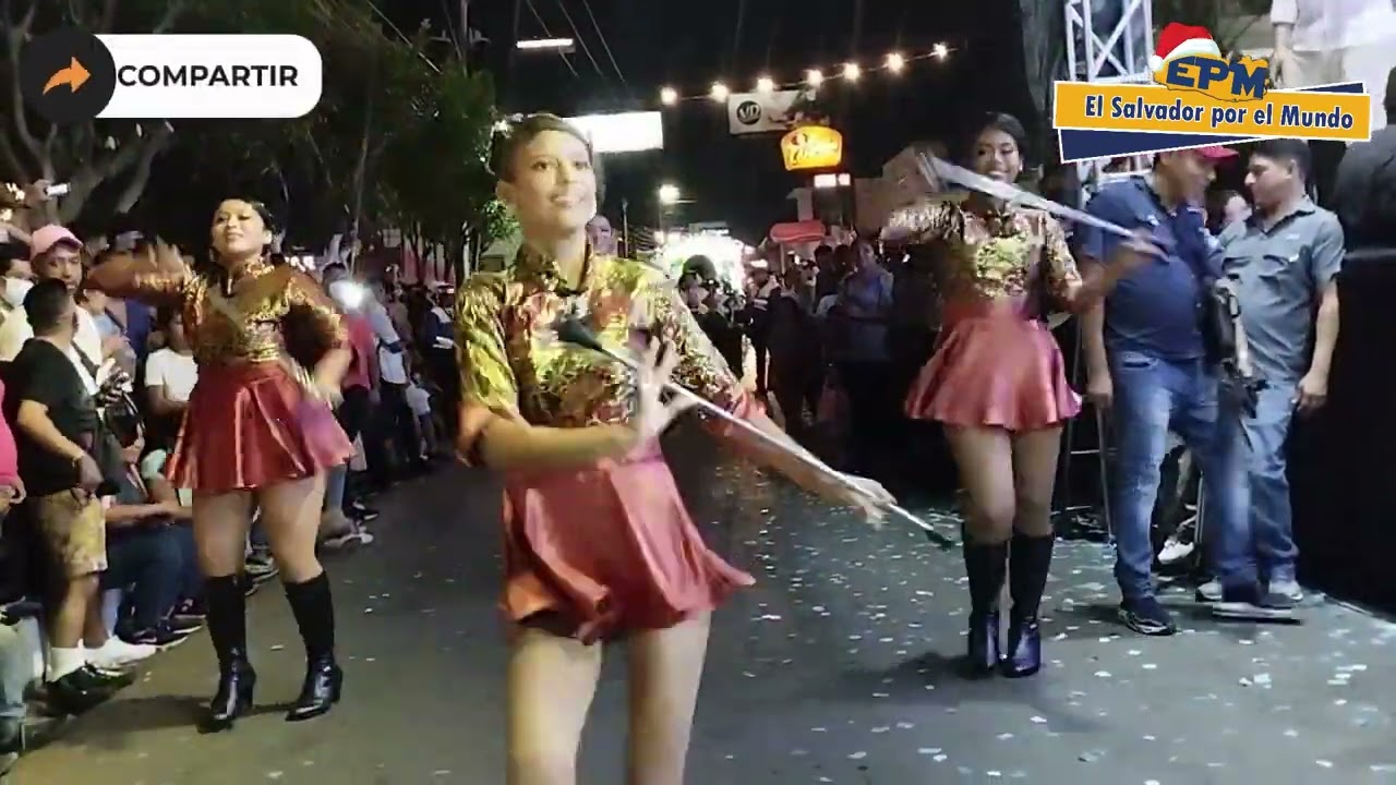 DESFILE NOCTURNO EN USULUTAN PARTE FINAL