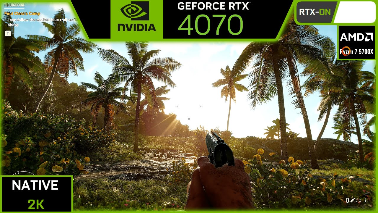 FAR CRY 6 : RTX 4070 (MAX SETTINGS NATIVE 2K)