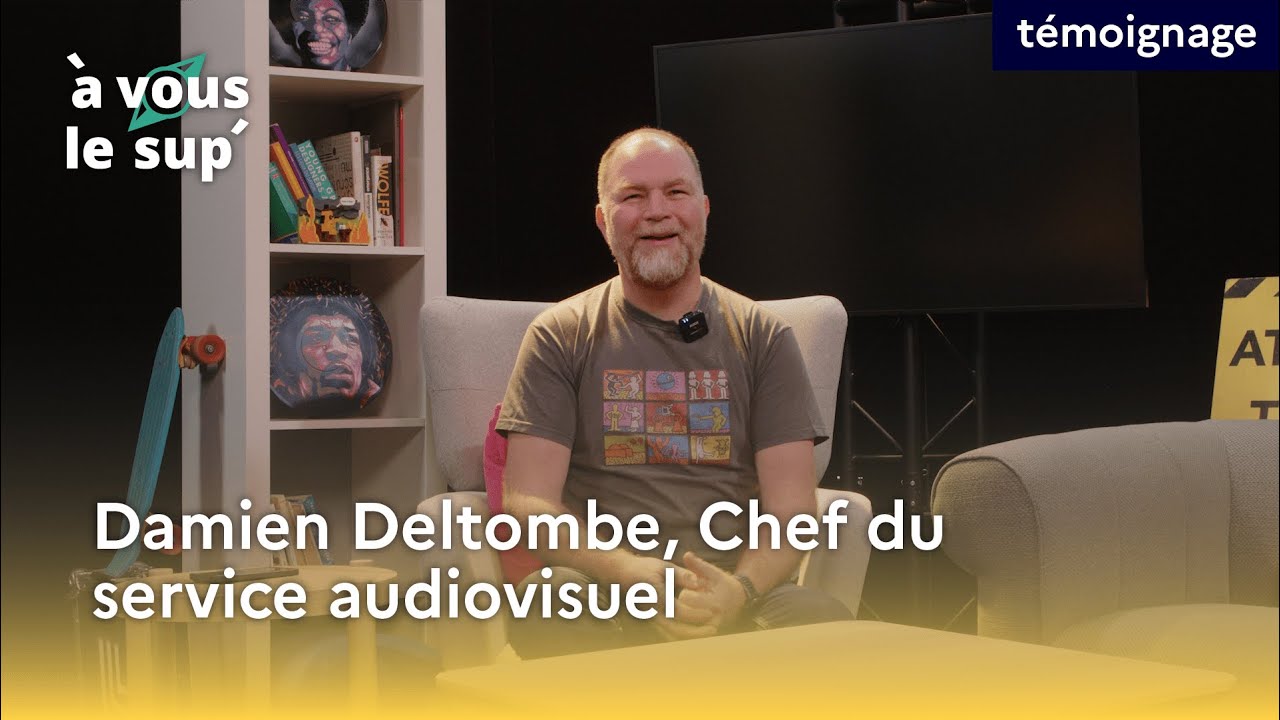 Damien Deltombe, Chef du service audiovisuel de l'Université de Lille