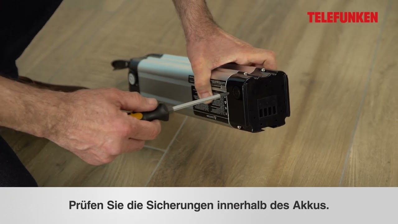 Telefunken Steckverbindungen prüfen / Akku lädt nicht