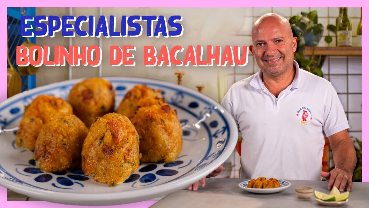 COMO UM ESPECIALISTA FAZ BOLINHO DE BACALHAU com Luiz E. Fernandes | ESPECIALISTAS | Mohamad Hindi