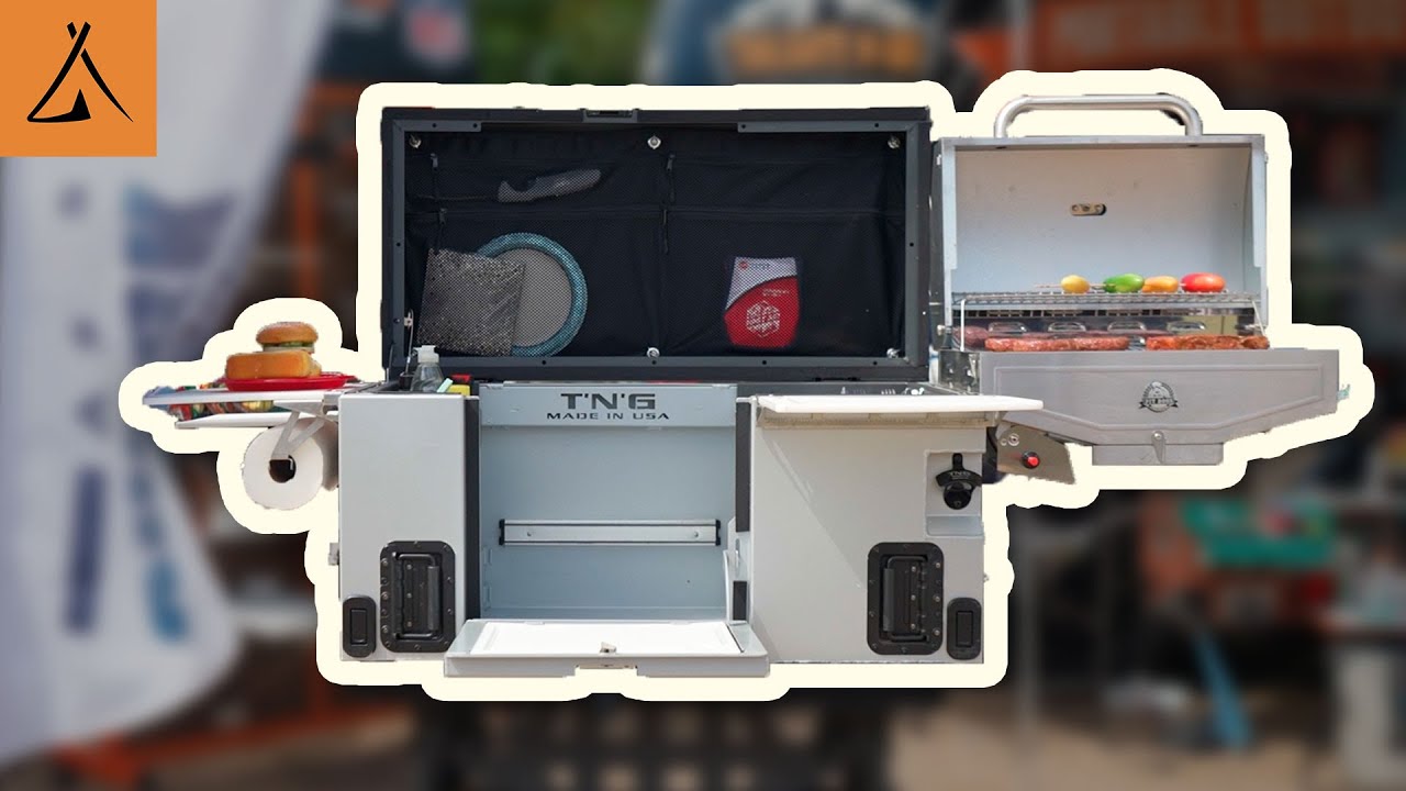 Portable Camping Kitchen by @tailgatengo1468  at the Outside Adventure Expo