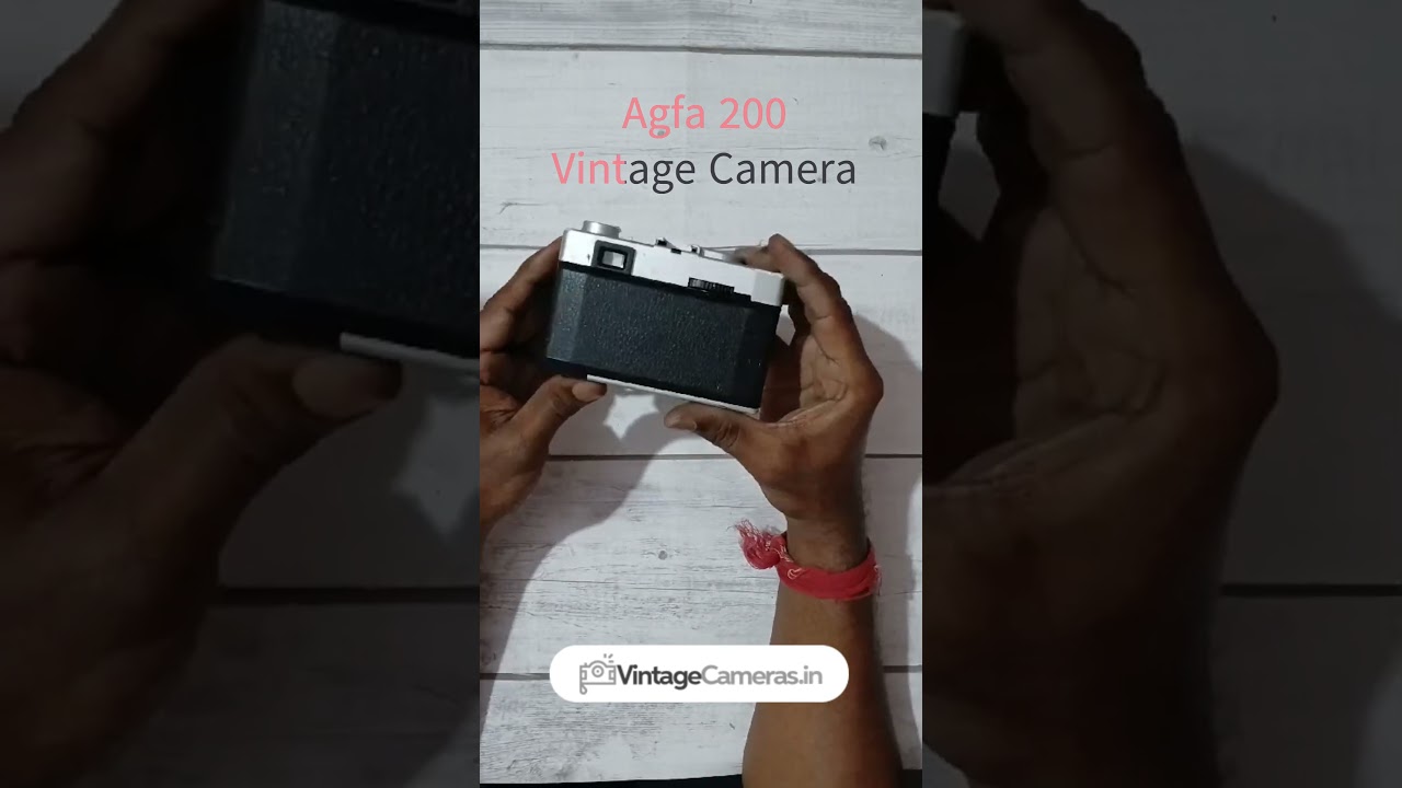 Agfa 200 Vintage Camera -  #vintagecameras #reelcameras #rollcameras #oldcamera #antiquecameras