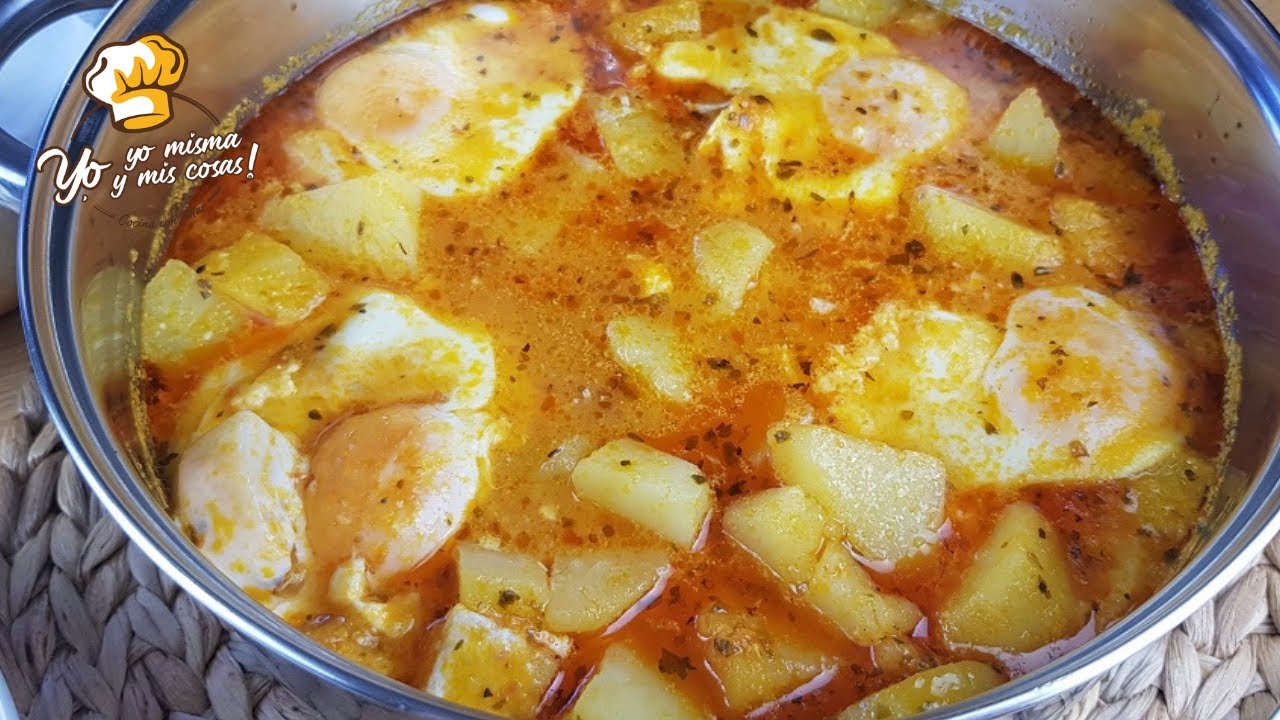 ¡Receta de Siempre! ⭐GUISO de PAPAS con HUEVO - Recetas económicas