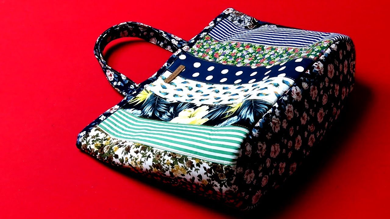 DIY자투리 원단으로 뭘 만들었는지 보세요! 깜짝 놀라실 겁니다!/Look! what i made out of the scraps. You'll be surprised/bag