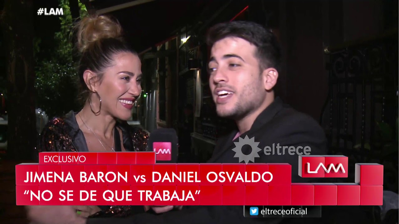 Jimena Barón atendió a Daniel Osvaldo en las redes sociales y habló con LAM