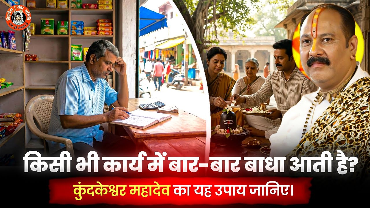 किसी भी कार्य में बार-बार बाधा आती है? कुंदकेश्वर महादेव का यह उपाय जानिए। 