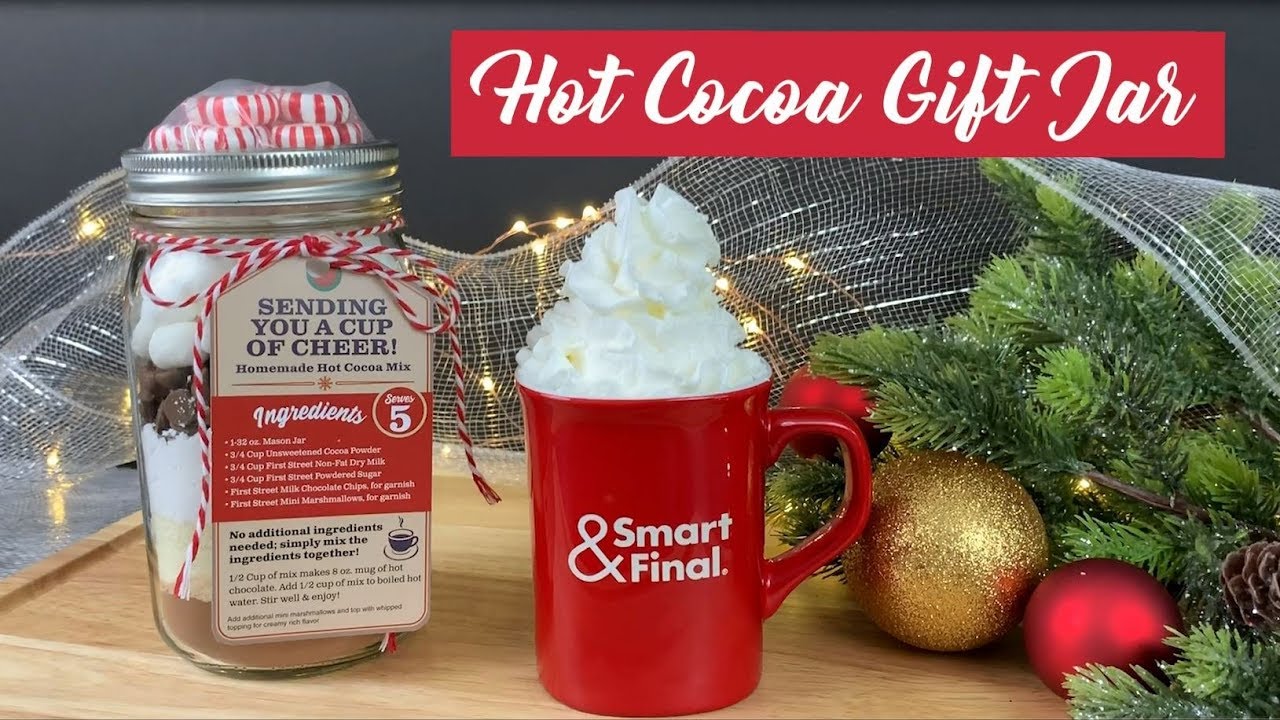Smart & Final DIY Hot Cocoa Gift Jar