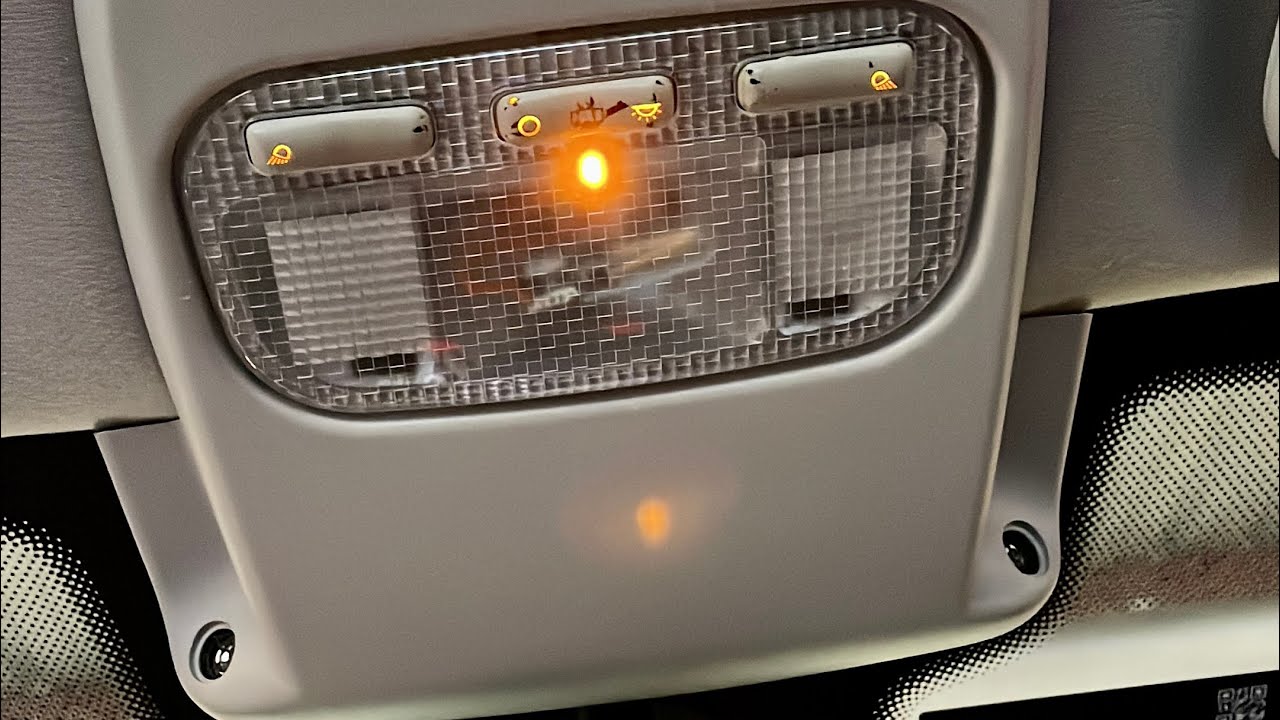 Luz do teto com Iluminação Ambiente no Peugeot 308