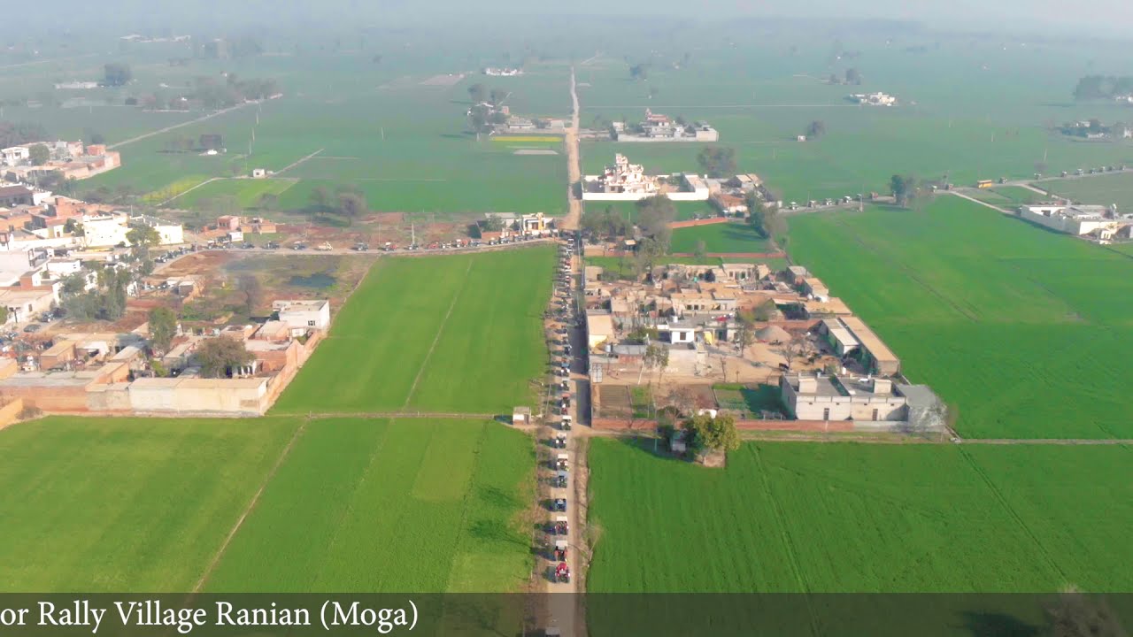 Tractor rally Village Ranian Drone Shoot
