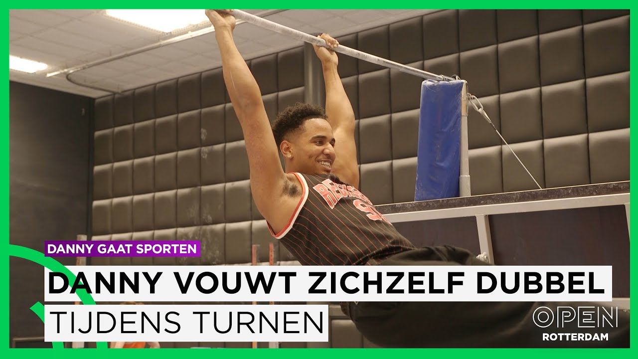 Danny doet tweede poging om een salto te leren | DANNY GAAT SPORTEN | Afl. 6