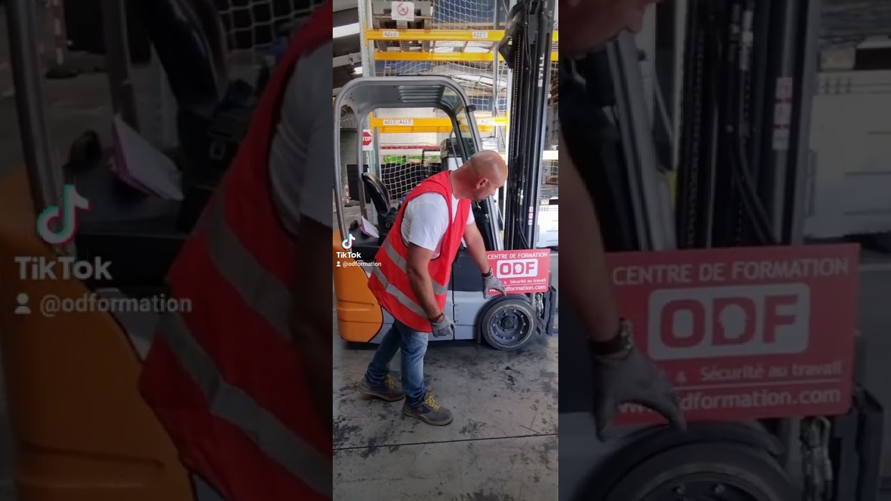 La prise de poste, pour caces 3 r 489, site odformation à Orange.