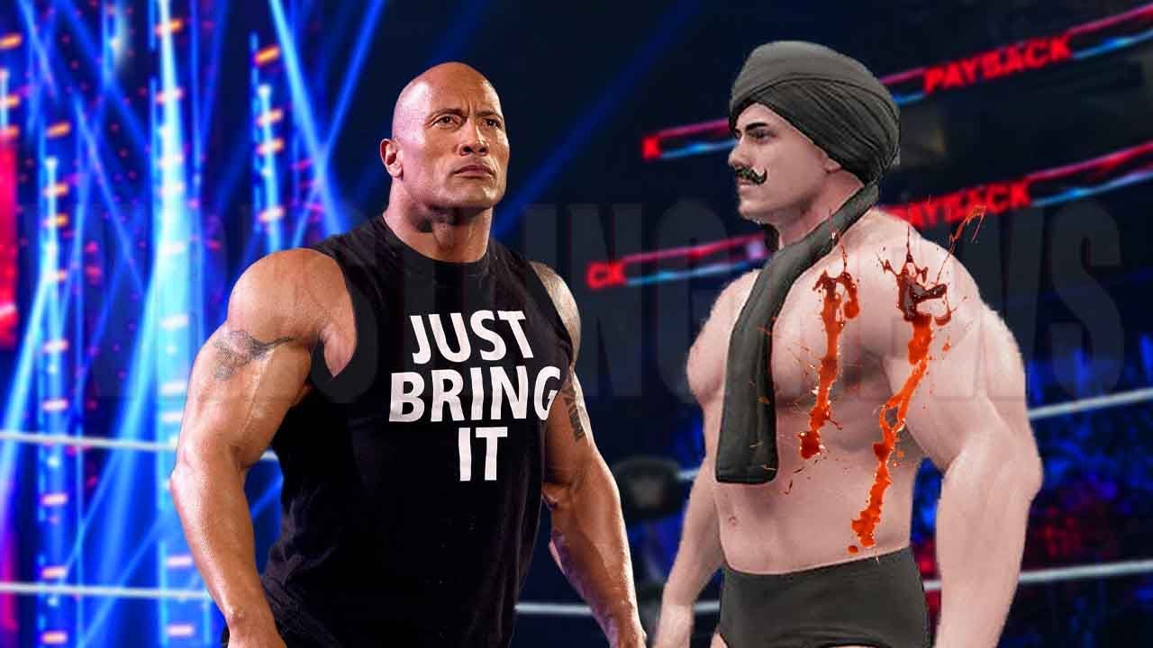 Dara Singh vs The Rock Match Wrestling News