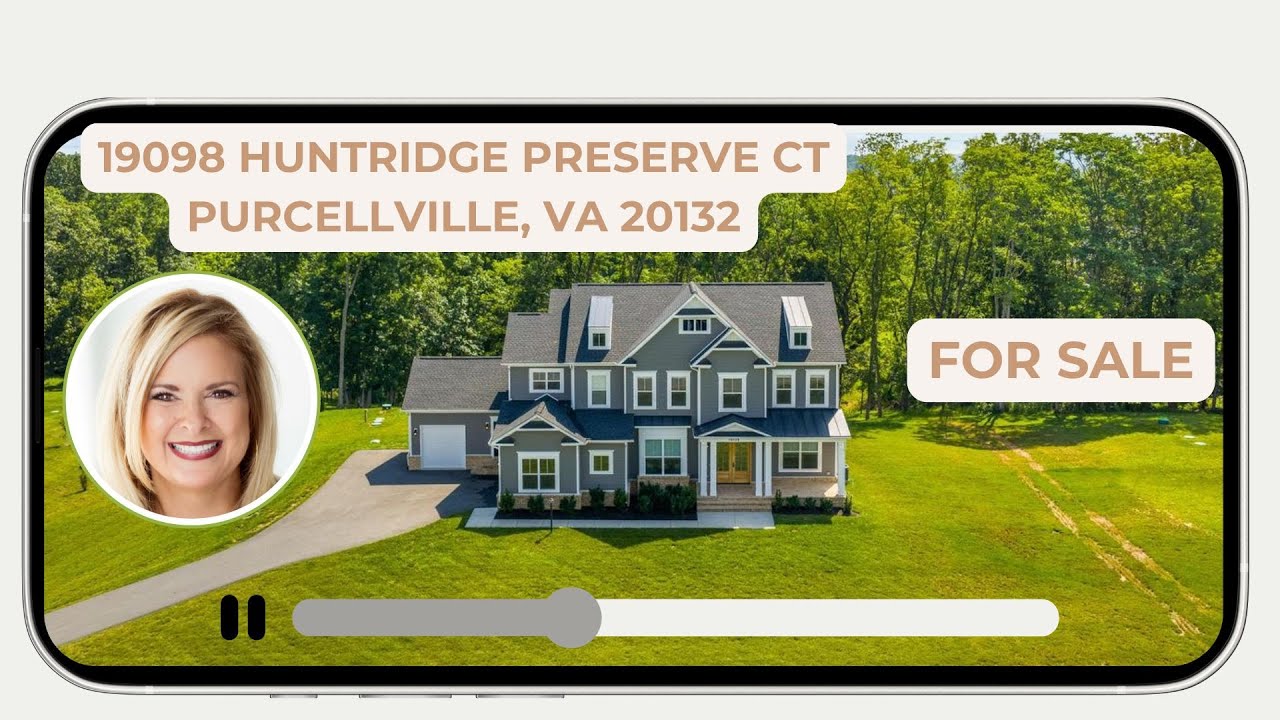 A Stunning Home on 2+ Acres | Purcellville, VA | Huntridge Preserve #realtor #realestatevideo