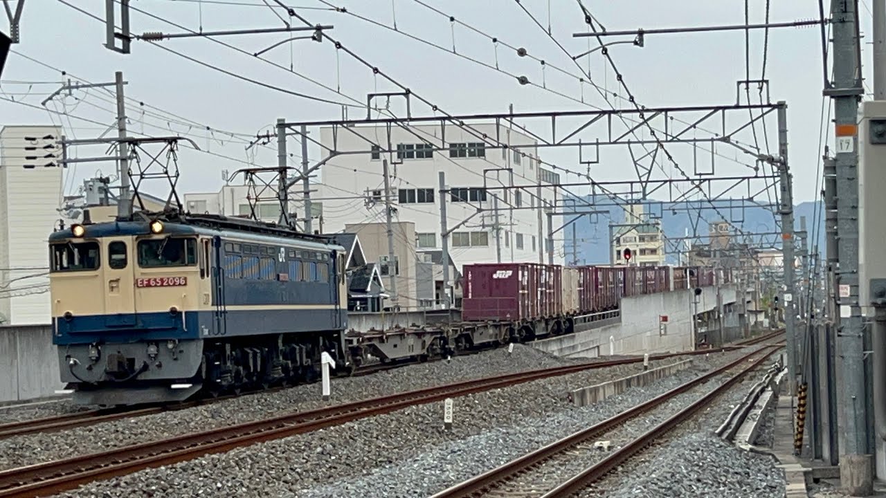 平野駅周辺で撮り鉄してみた。EF65-2096、221系、201系