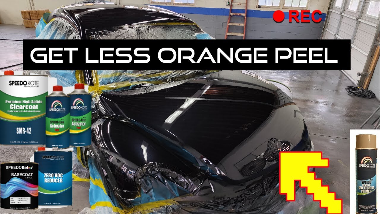 Get LESS ORANGE PEEL in your PAINT JOB