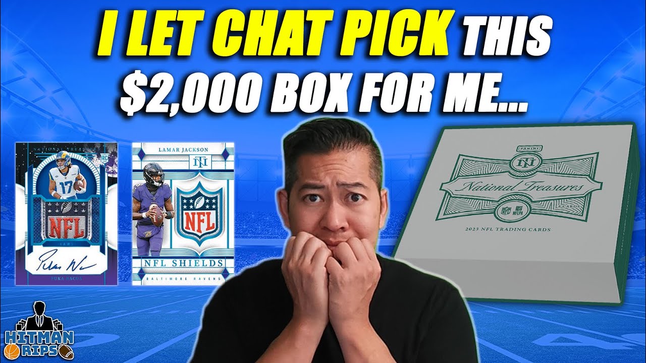 I LET CHAT PICK THIS $2,000 BOX FOR ME... 2023 National Treasures Football Hobby Box