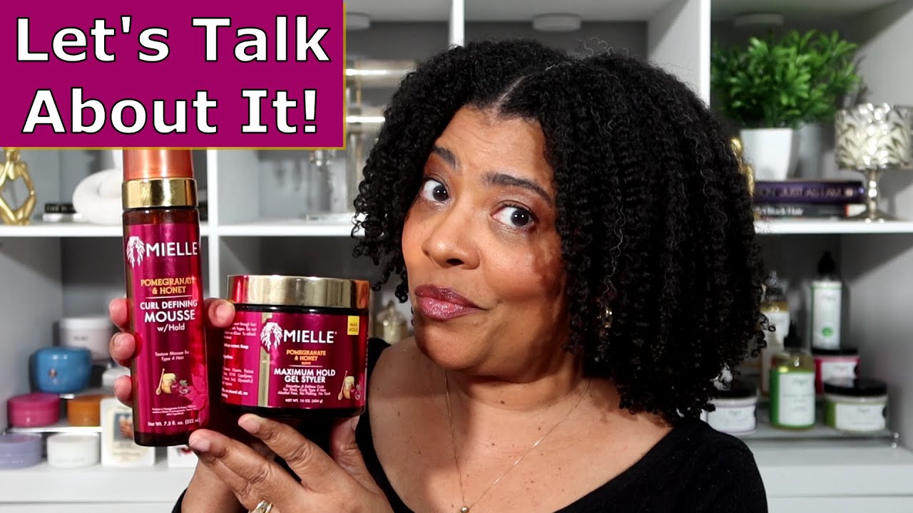 MIELLE Pomegranate & Honey Mousse/Gel Combo for My WNG / Demo & Honest Review / NaturalRaeRae