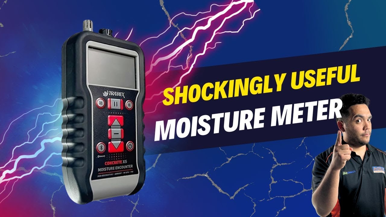 Non-invasive Concrete Moisture Testing - Tramex CMEX5