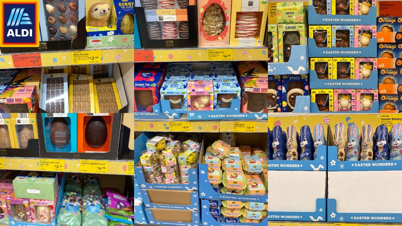 EASTER CHOCOLATE NEW COLLECTION AT ALDI WITH PRICE 2022 | ALDI SHOPPING HAUL | TRAVELANDSHOP WITH ME