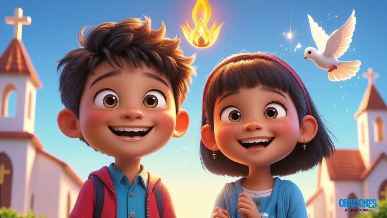 7 dones del Espíritu Santo 🕊️ Explicado fácil para niños | Pentecostés con fe y alegría ✨