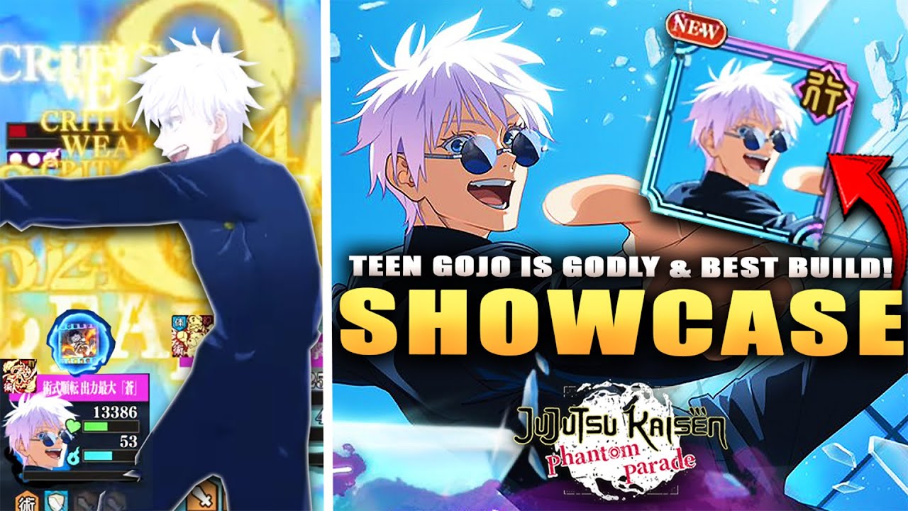 TEEN GOJO BEST BUILD, TEAMS, SKILLS, RECOLLECTION BITS & SHOWCASE! (JJK: Phantom Parade)