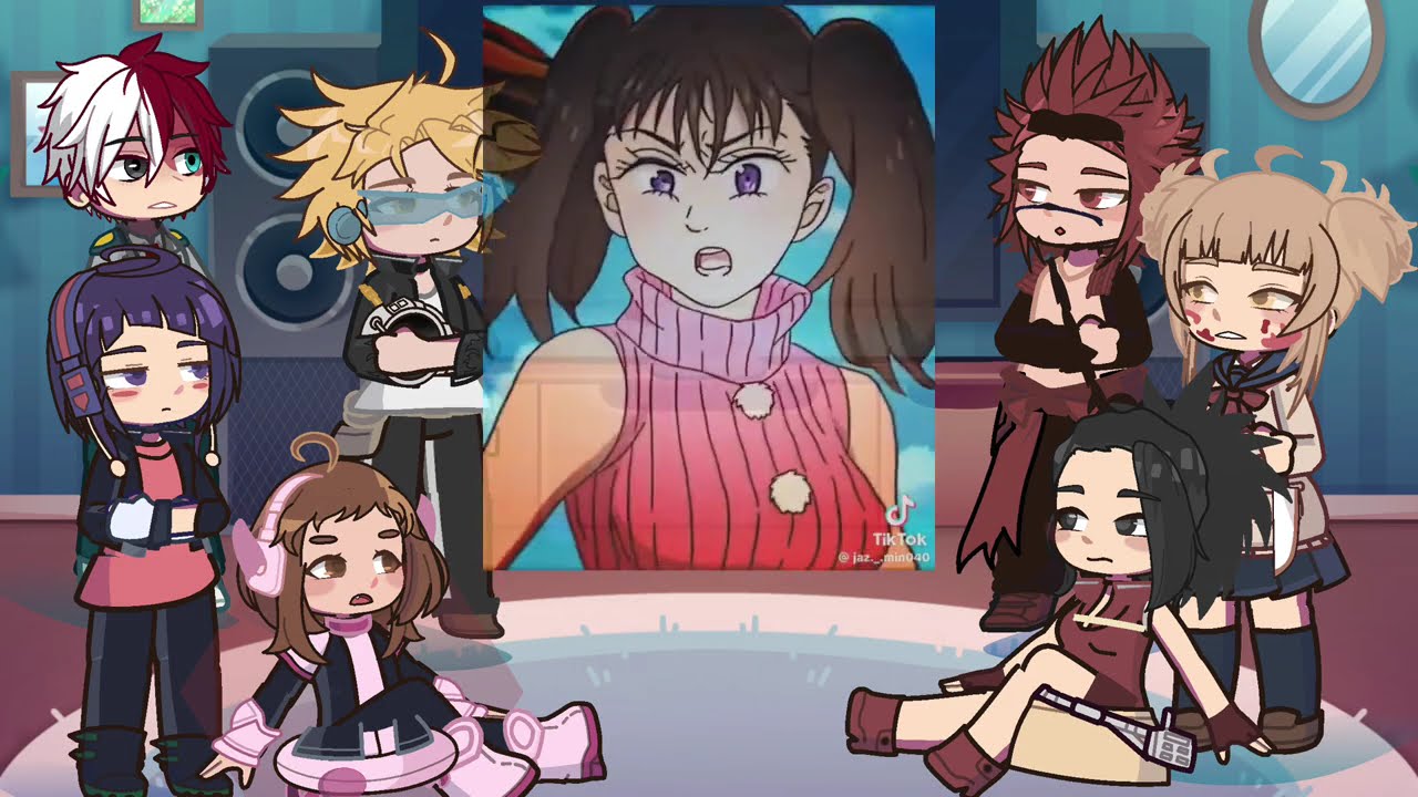 𝙋𝙧𝙤 𝙝𝙚𝙧𝙤𝙚𝙨 𝙧𝙚𝙖𝙘𝙩 𝙩𝙤 Diane | meliodas | seven deadly sins | MHA BNHA | Deku | Gacha life 2