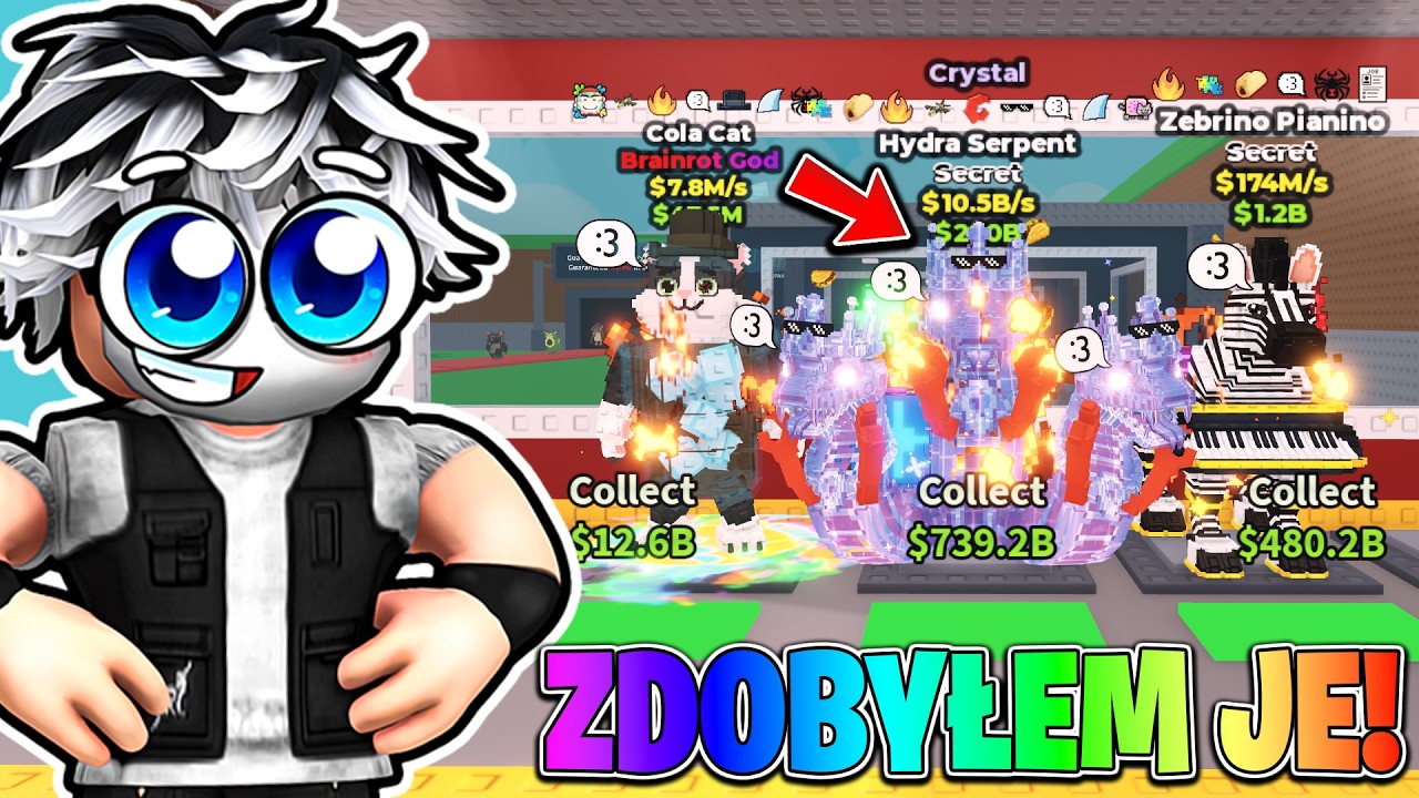 I GOT ALL THE BRAINROTS FROM THE NEW UPDATE IN STEAL A BRAINROT! Roblox