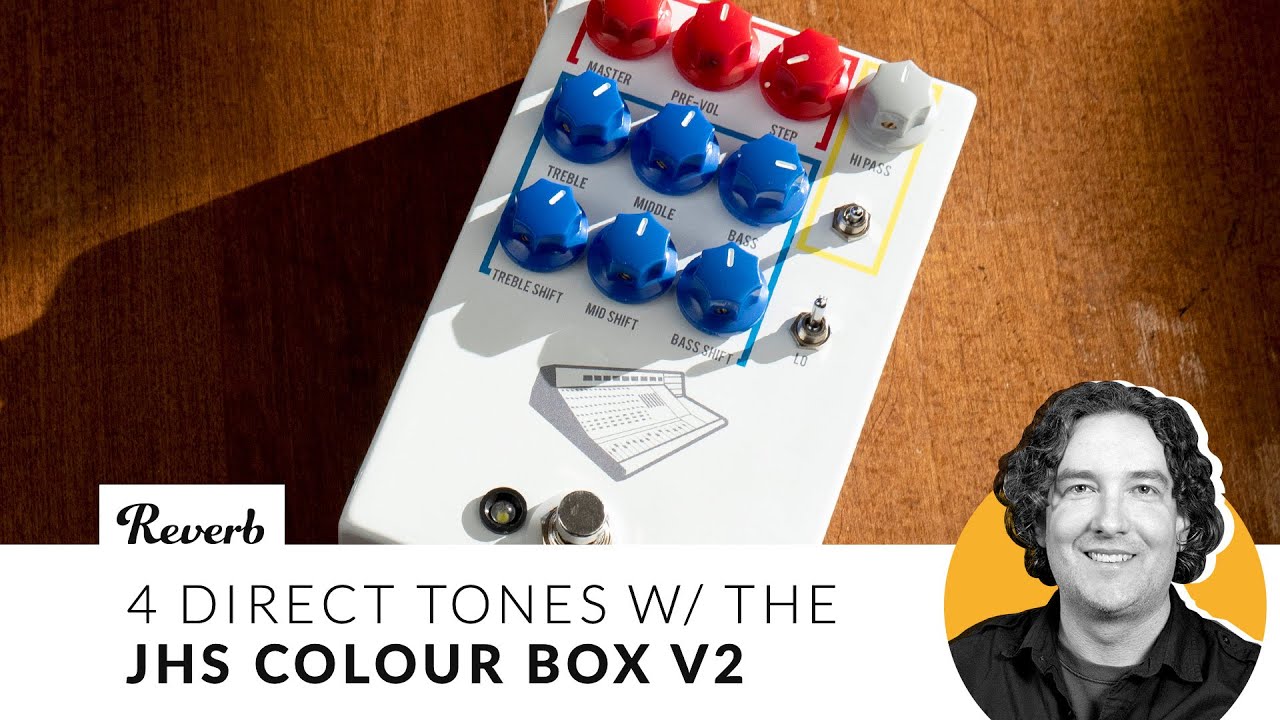 Классические гитарные звуки Direct с JHS Colour Box V2 | Отчёт о тембре реверберации