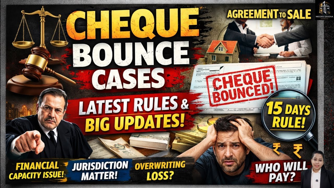 Cheque Bounce Case Complete Guide | New Rules, 15 Days Rule, Jurisdiction & Supreme Court Judgments