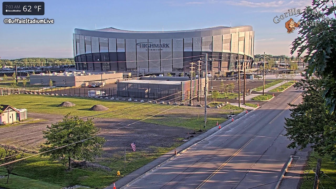 Buffalo Bills New Stadium Construction Live-Stream