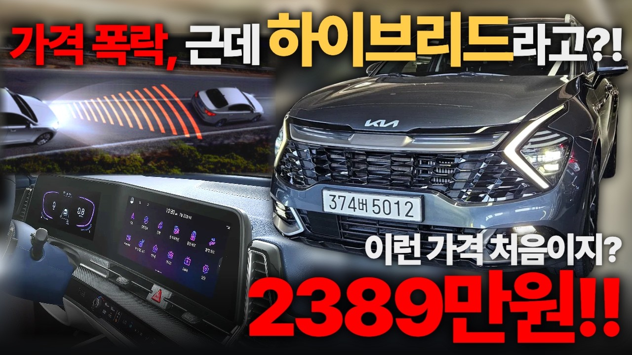 하이브리드 좋은건 다 알죠 비싸서 문제지... 이걸 보시면 다 해결됩니다.ㅣ중고차 뭔차살카 스포티지 하이브리드