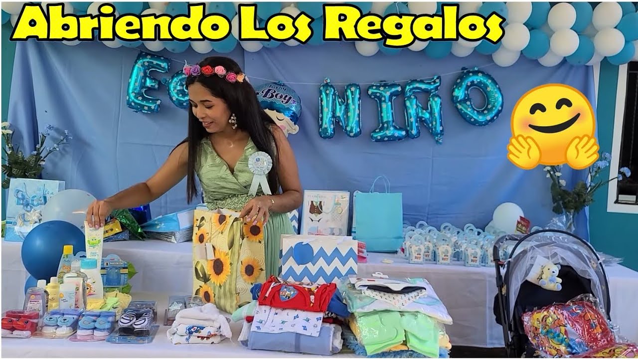 -Llego El Momento De Abrir Los Regalos🎁 Para El Bebesito De Angela😍Angela Ya Lo Ve En Sus Brazos-