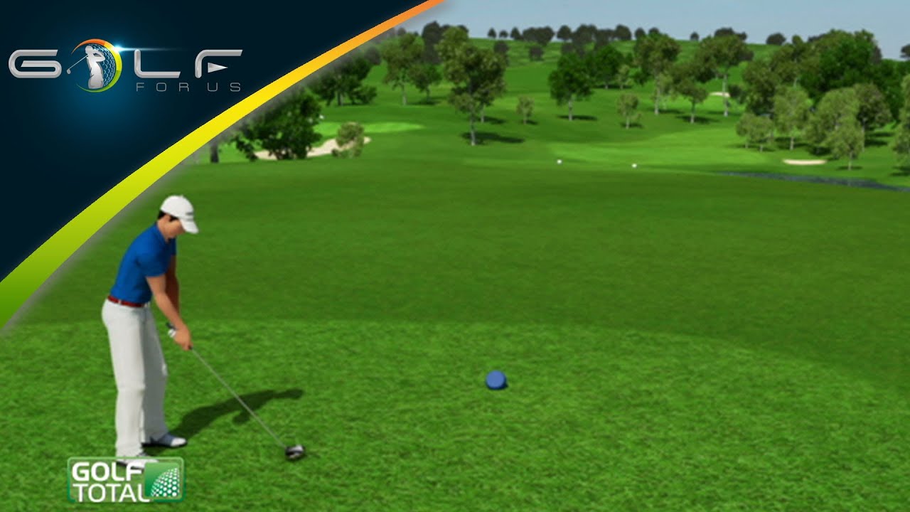 Golf Teaching - Fade & Draw (3D Animation - German)