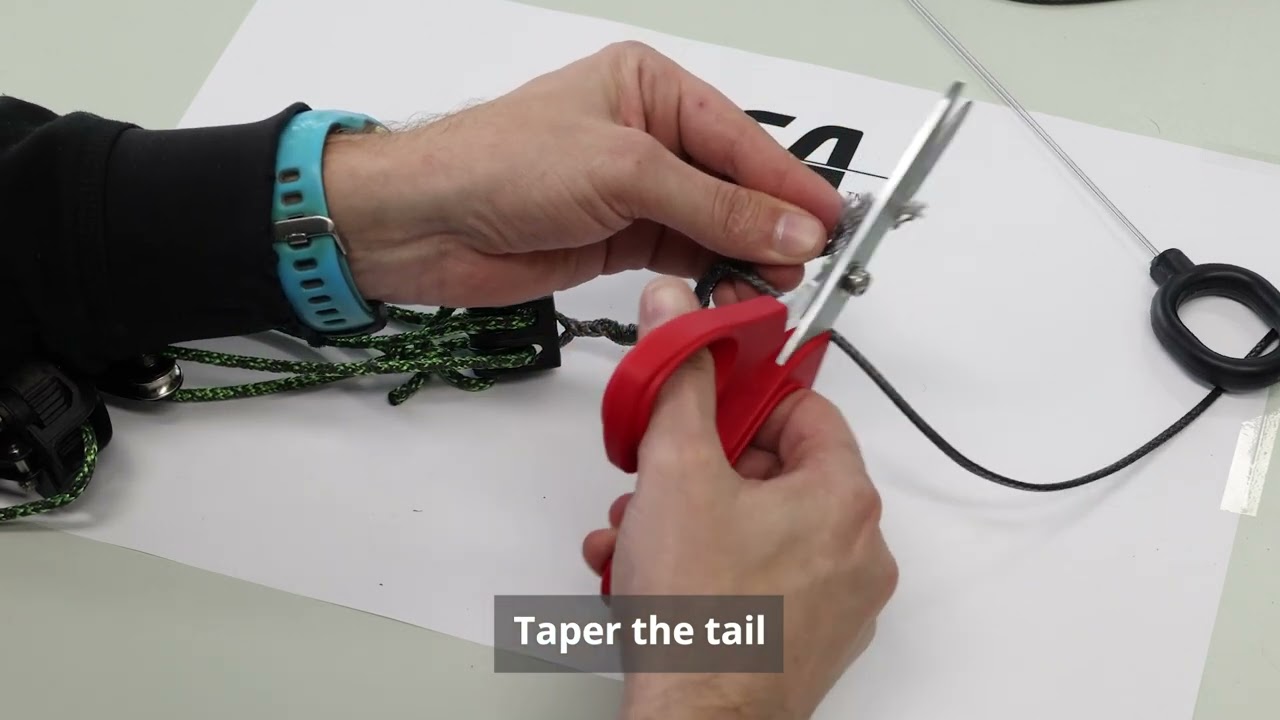 Rigging an ILCA® Vang Part 2: Splicing the Top Vang Block