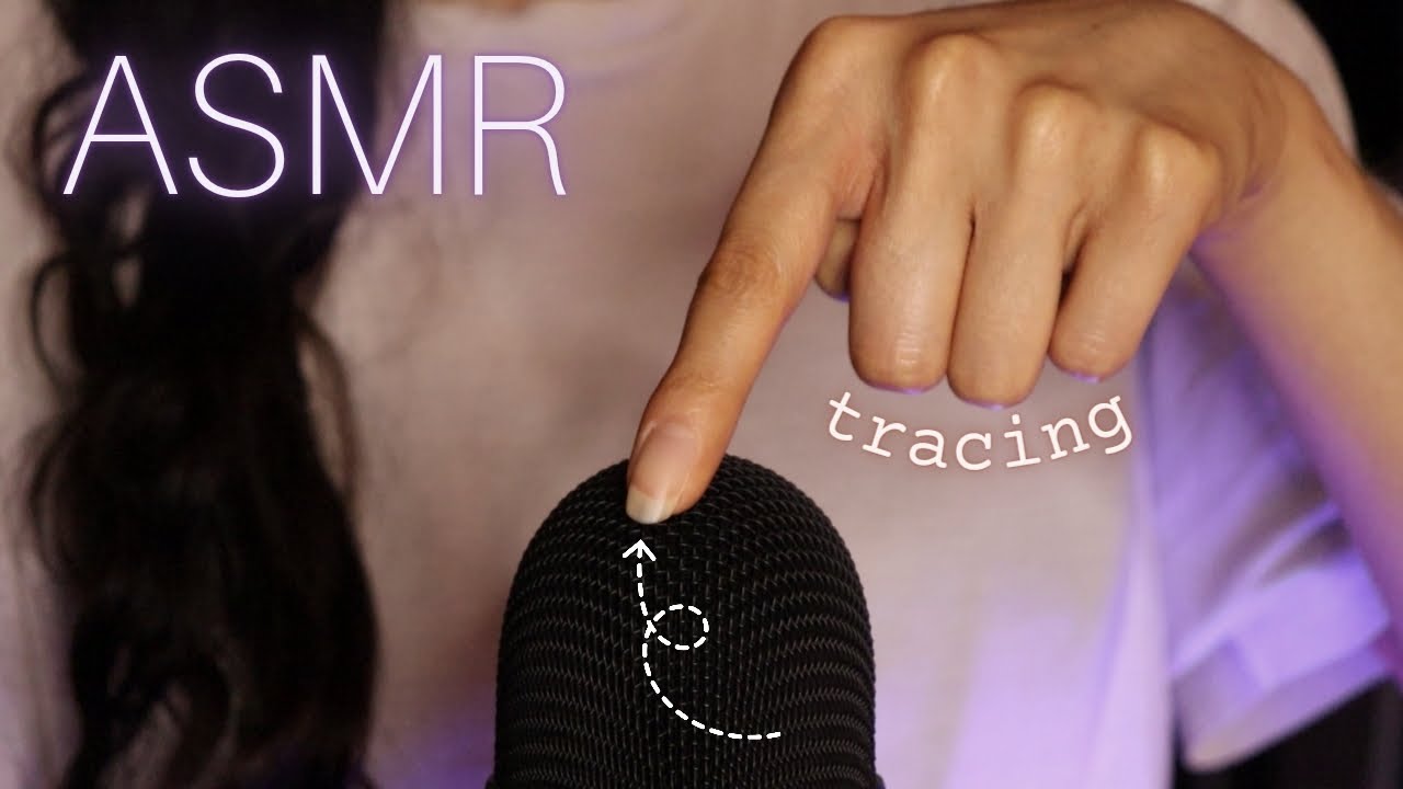 ASMR Mic Tracing (with fingertips and nails) for deep tingles | no talking