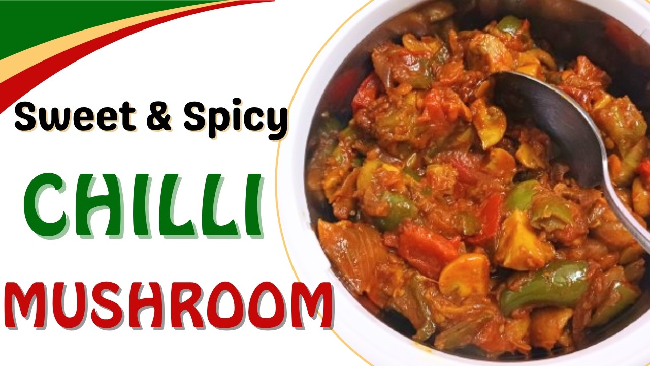 Chilli Mushroom Recipe in Hindi | Spicy Restaurant Style Recipe