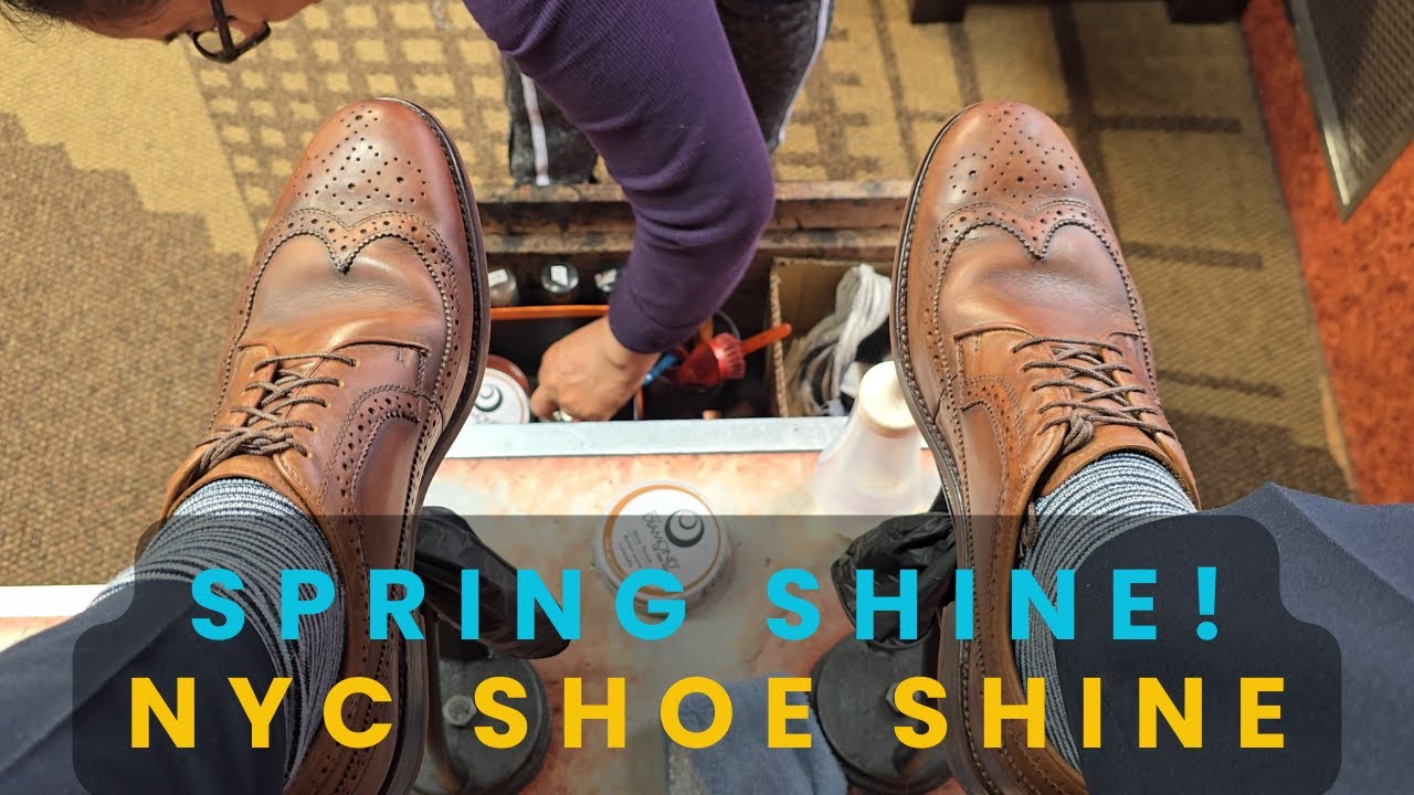 Spring Time Shine!! | NYC Shoe Shine