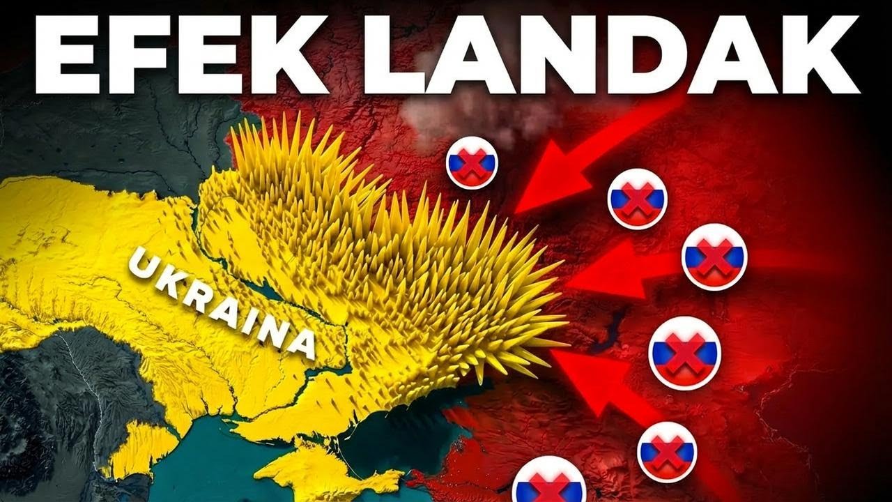 'Landak Baja' Ukraina Bikin Rusia Berdarah-darah di Setiap Jengkal Medan