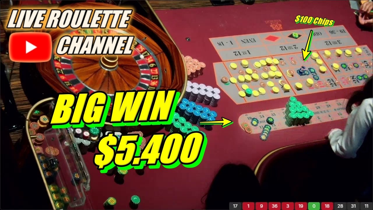 🔴LIVE ROULETTE | 🚨 BIG WIN 💲5.400 In Real Vegas Casino 🎰 $100 Chips Bets Exclusive ✅ 2026-03-25