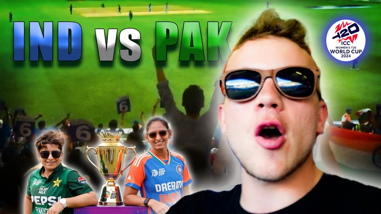 INDIA WIN!! Watching India vs Pakistan Live at Dubai Stadium | T20 Womans World Cup Vlog